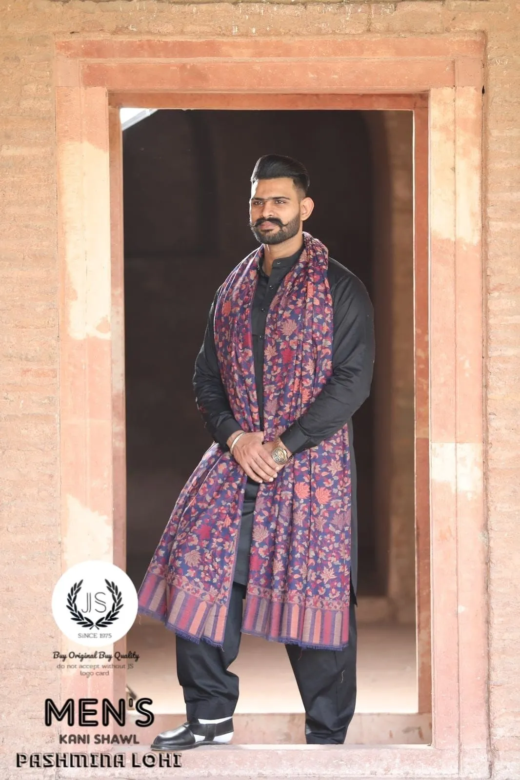 Luxury Men's Pashmina(64 Count) Kani Stoles