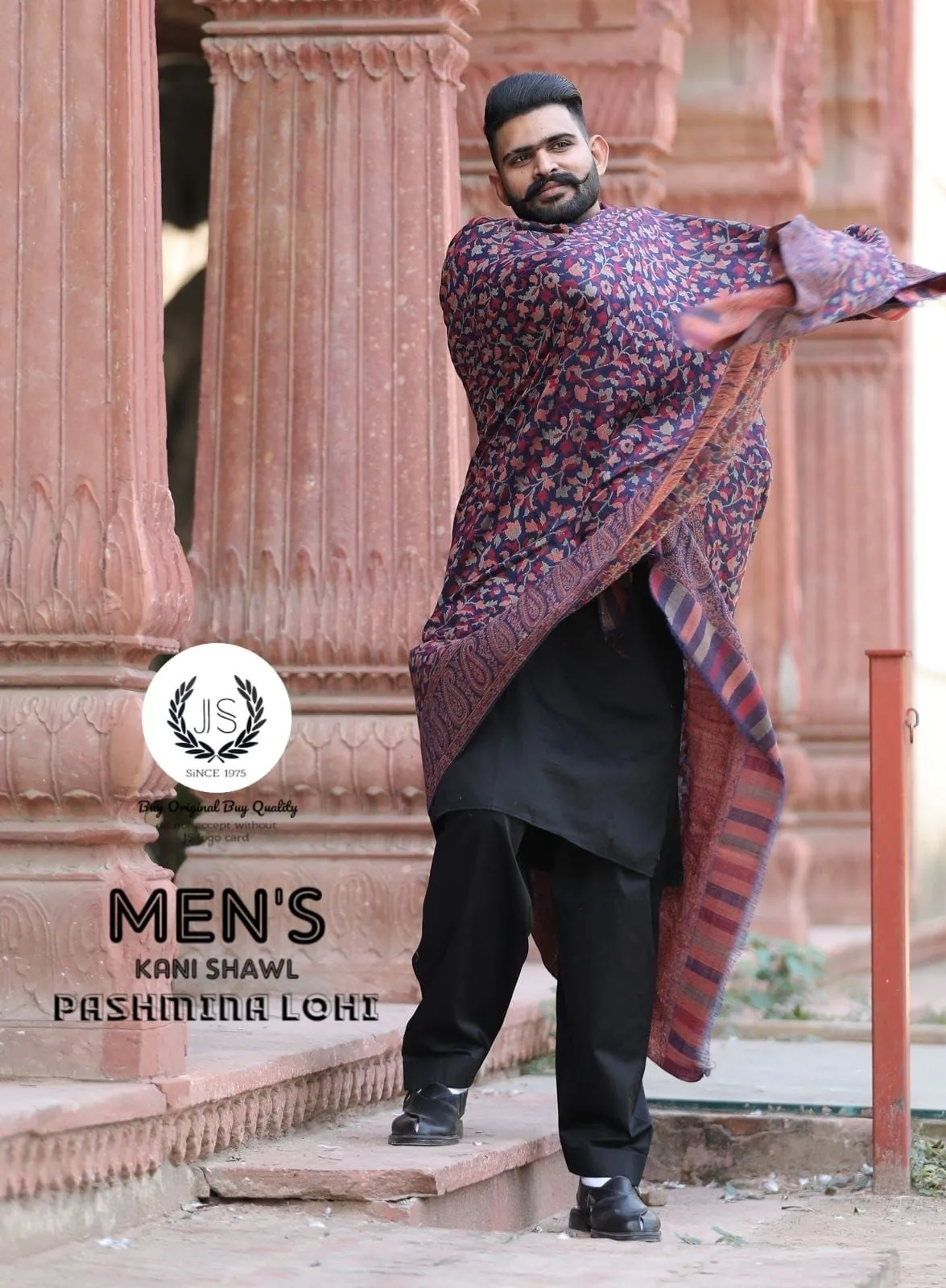 Luxury Men's Pashmina(64 Count) Kani Stoles