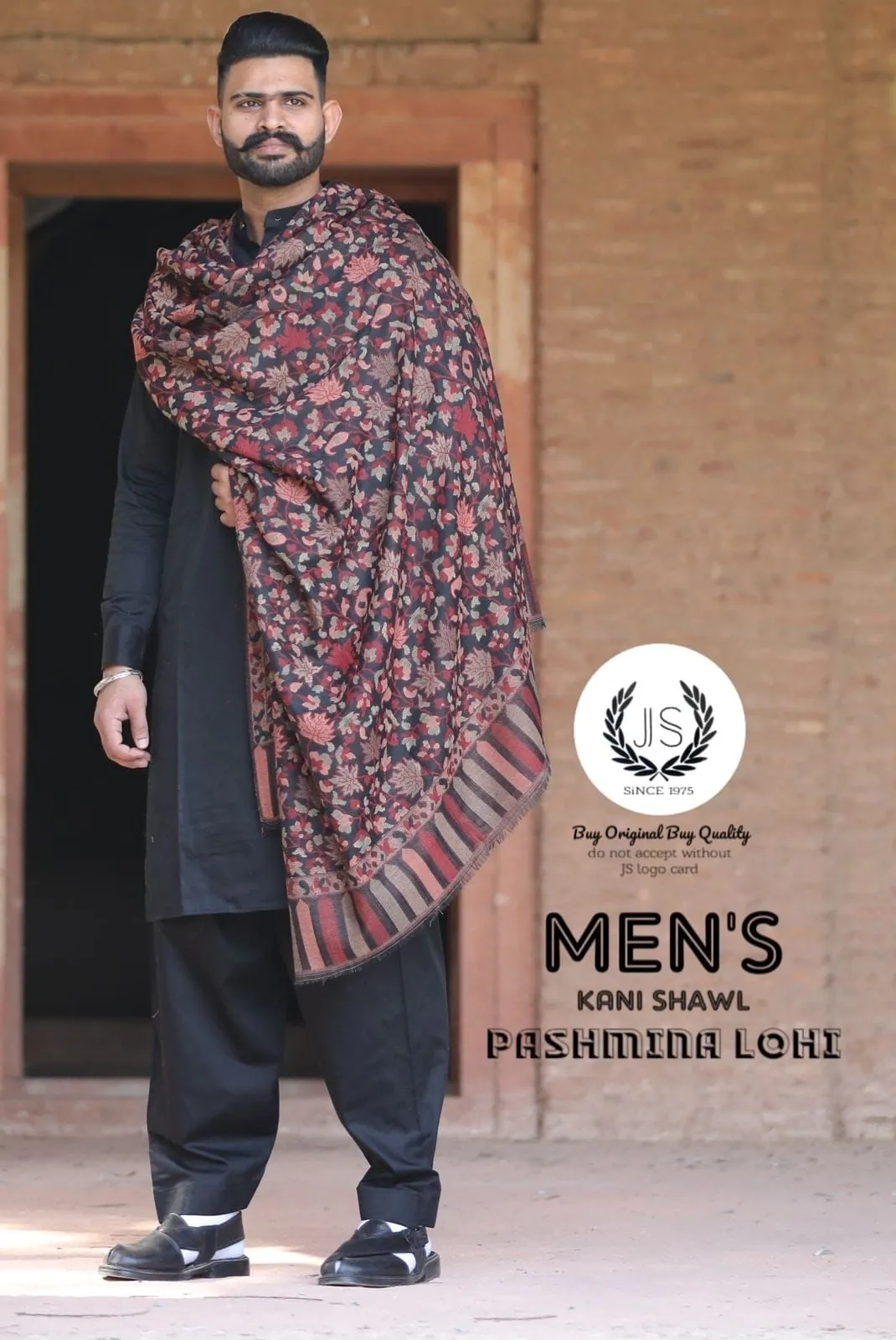 Luxury Men's Pashmina(64 Count) Kani Stoles