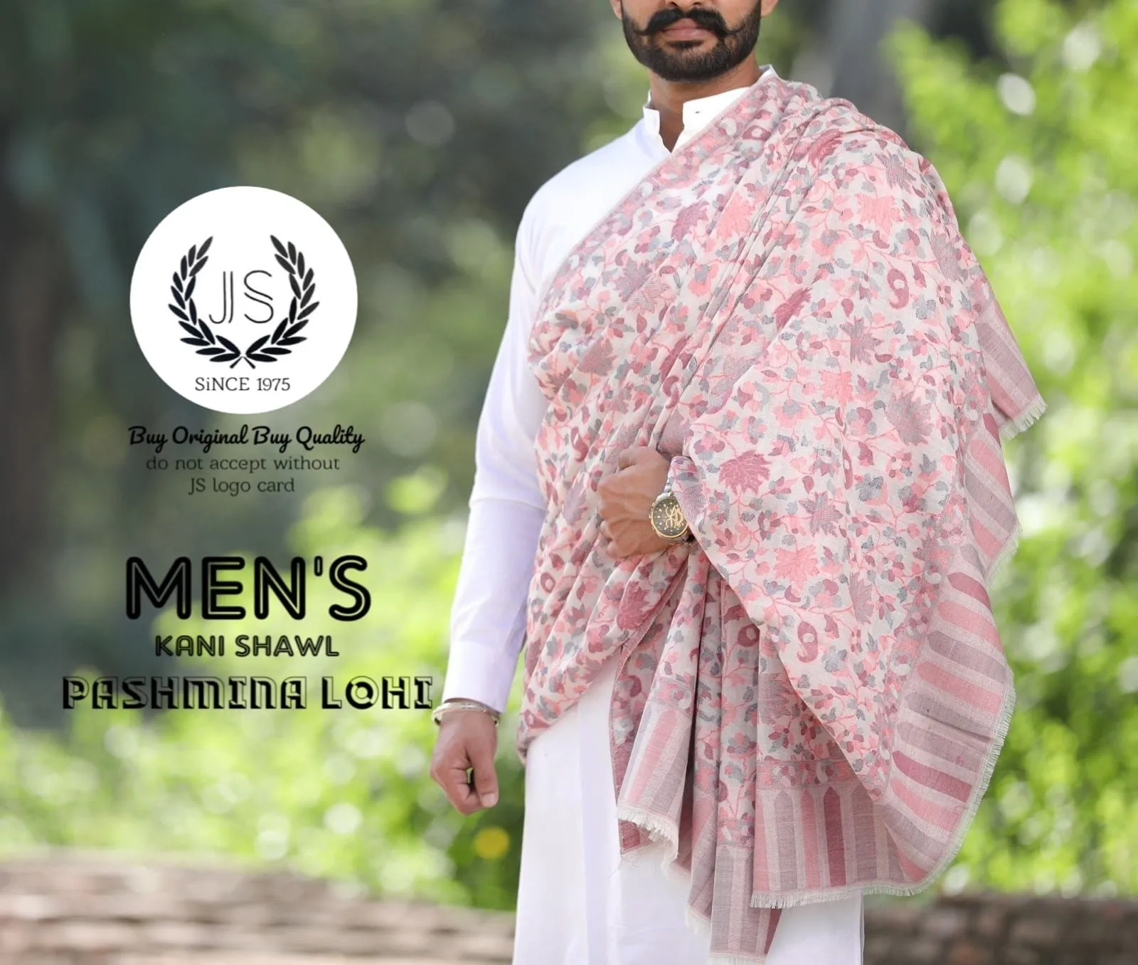 Luxury Men's Pashmina(64 Count) Kani Stoles