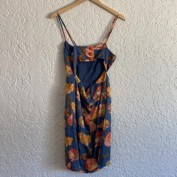 Maeve Anthropologie silk mini dress size 6