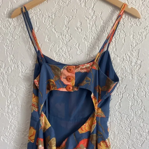 Maeve Anthropologie silk mini dress size 6