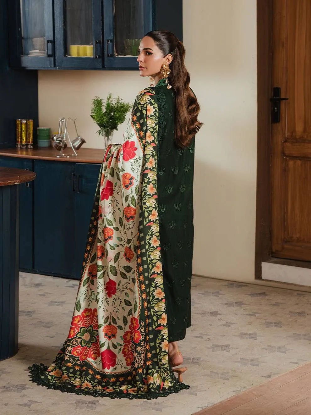 Mahnur Khaddar Silk Wool Shawls