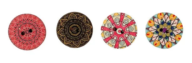 Mandala shawl pins