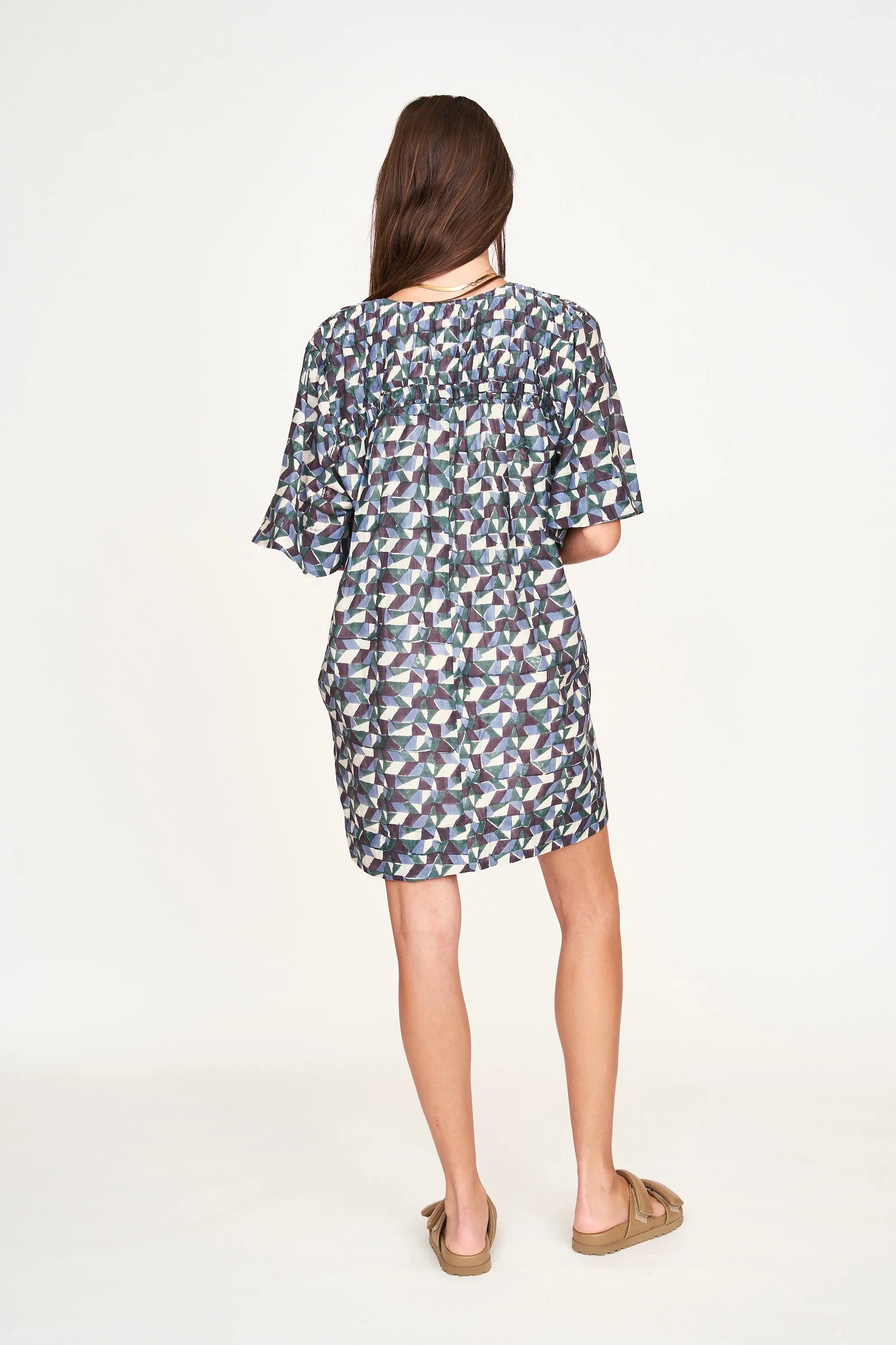 Marrakesh Dress in Seaglass in Aegean