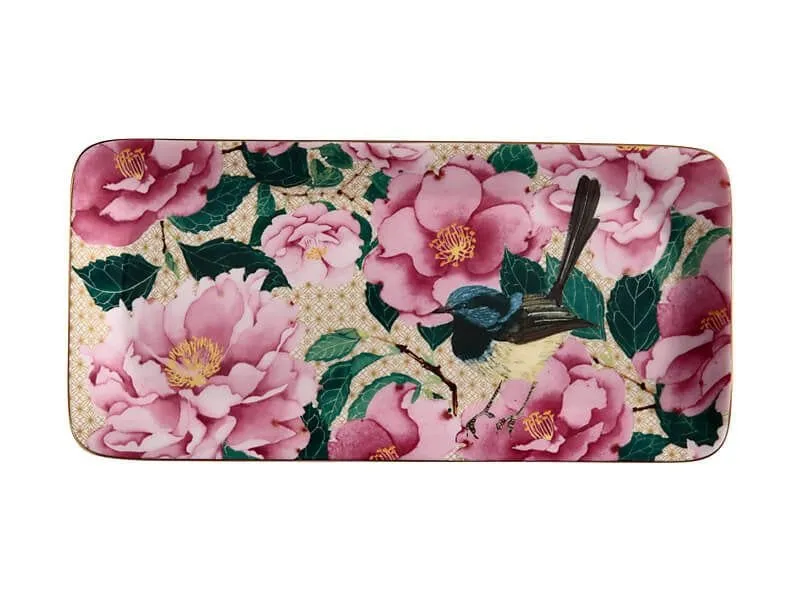 Maxwell & Williams Teas & C's Silk Road Rectangle Platter 25x12cm White