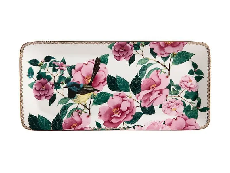 Maxwell & Williams Teas & C's Silk Road Rectangle Platter 33x15.5cm White
