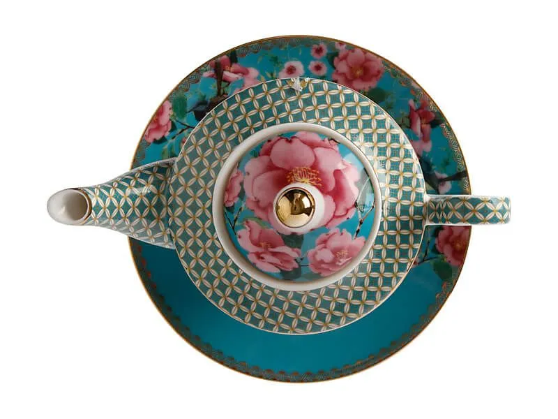 Maxwell & Williams Teas & C's Silk Road Tea For One with Infuser 380ML Aqua