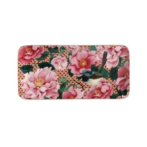 Maxwell Williams Teas & C's Silk Road Rectangle Platter 25x12cm Cherry Red