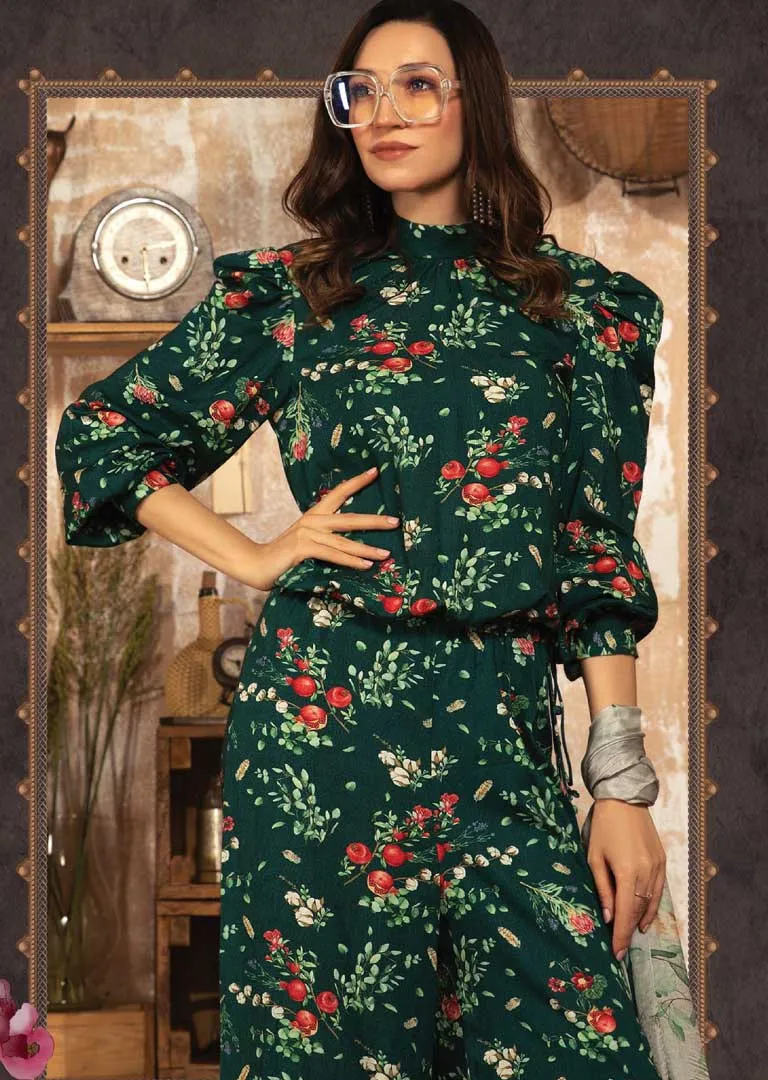 MB-110-A - Unstitched -  M.Prints Winter Collection by Maria B 2021