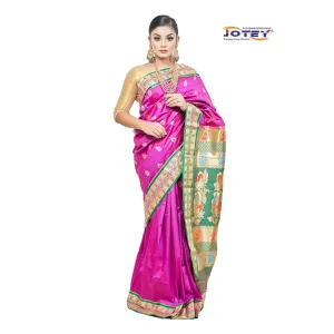 Meenakari Belgaum Katan Saree