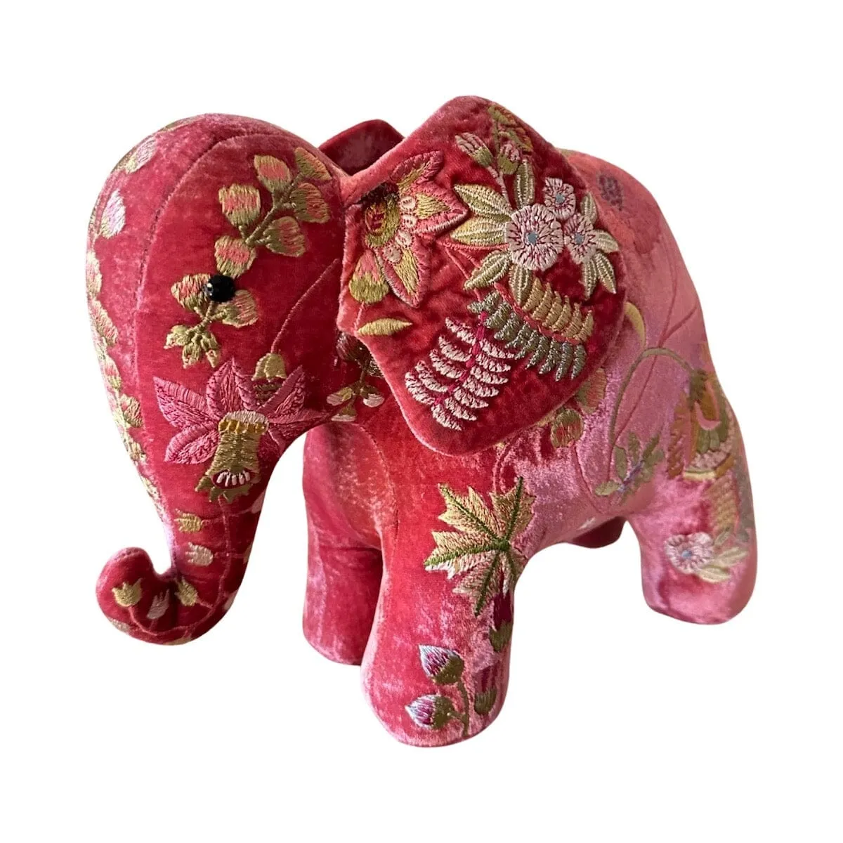 MEGAN Watermelon Elephant on Silk Velvet