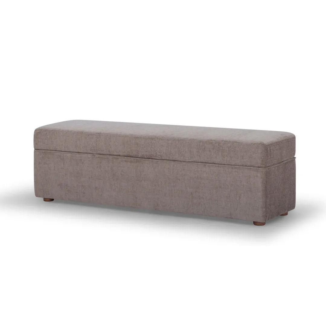 Mel MD 30, Storage Bench AllModern Upholstery Color: Honeycomb Walnut Chenille