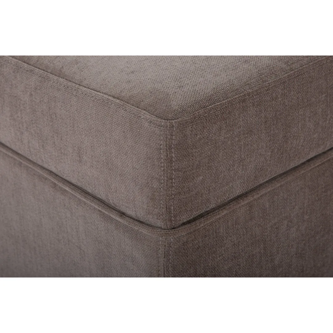 Mel MD 30, Storage Bench AllModern Upholstery Color: Honeycomb Walnut Chenille