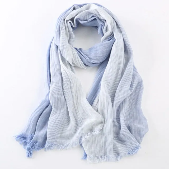 Men Women Cotton Scarves