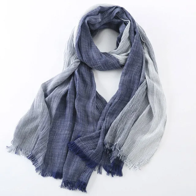 Men Women Cotton Scarves