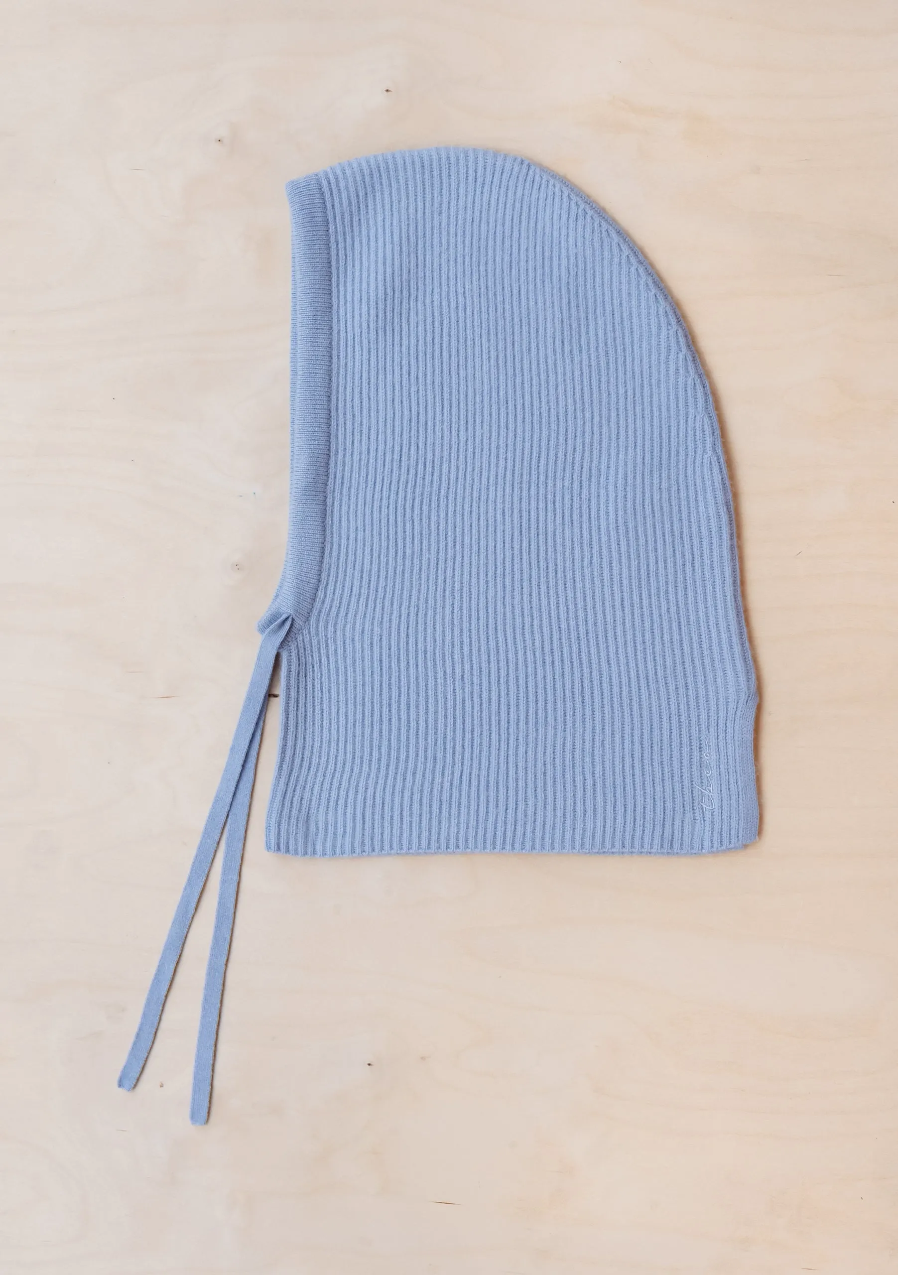 Merino Hood in Blue