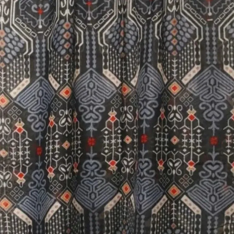 Merino/Silk Scarf - Geometric