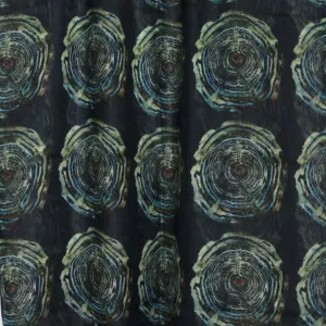 Merino/Silk Scarf - Green Tree
