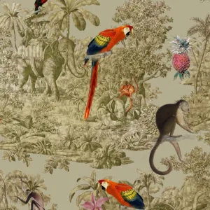 Merino/Silk Scarf - Master parrot