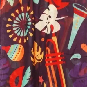 Merino/Silk Scarf - Music