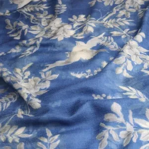 Merino/Silk Scarf - Sky