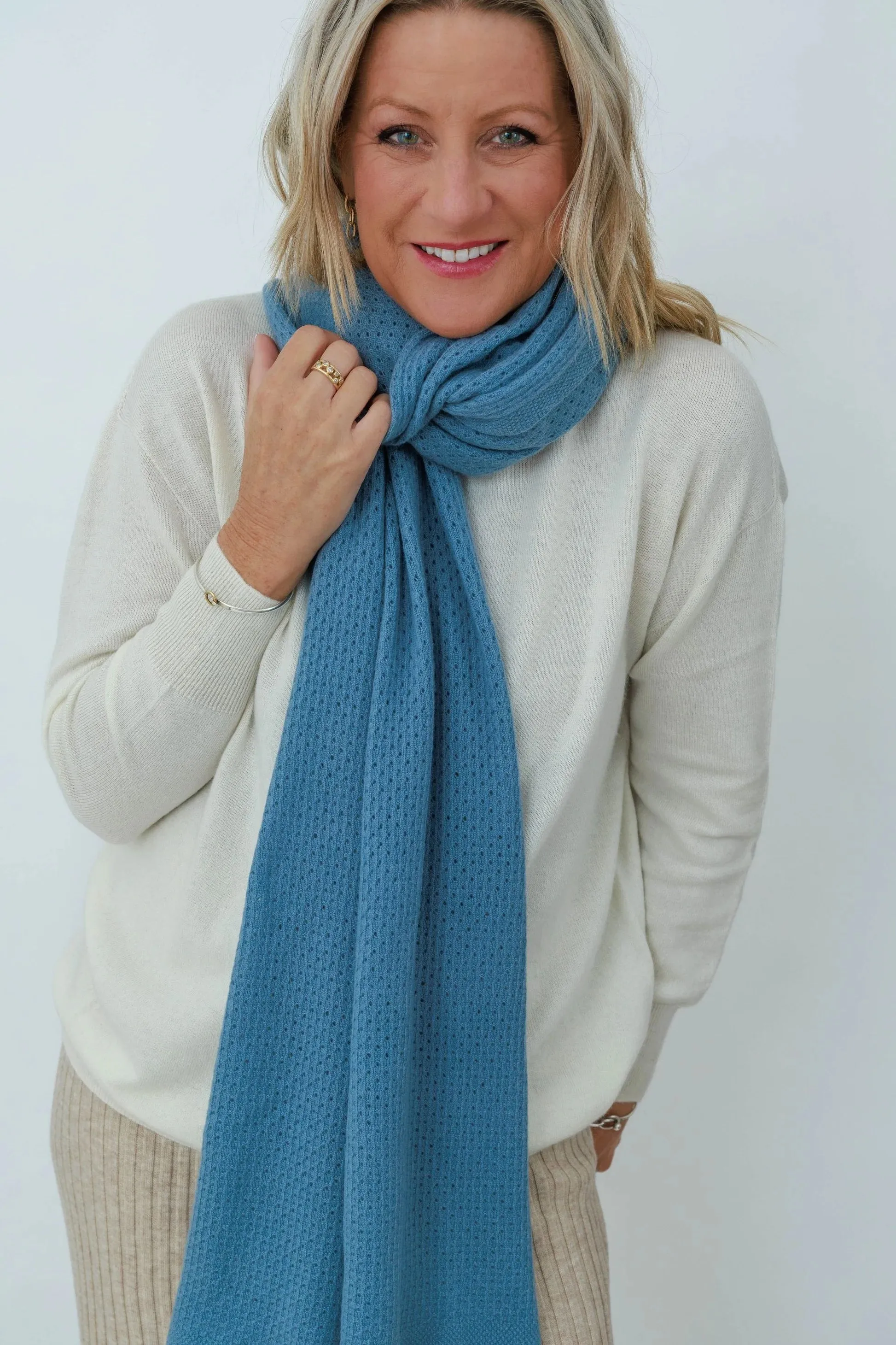 MerinoSnug - Mansfield Alpaca Wool Knitted Wrap - Australian Made
