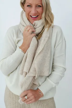 MerinoSnug - Mansfield Wool Knitted Wrap - Australian Made