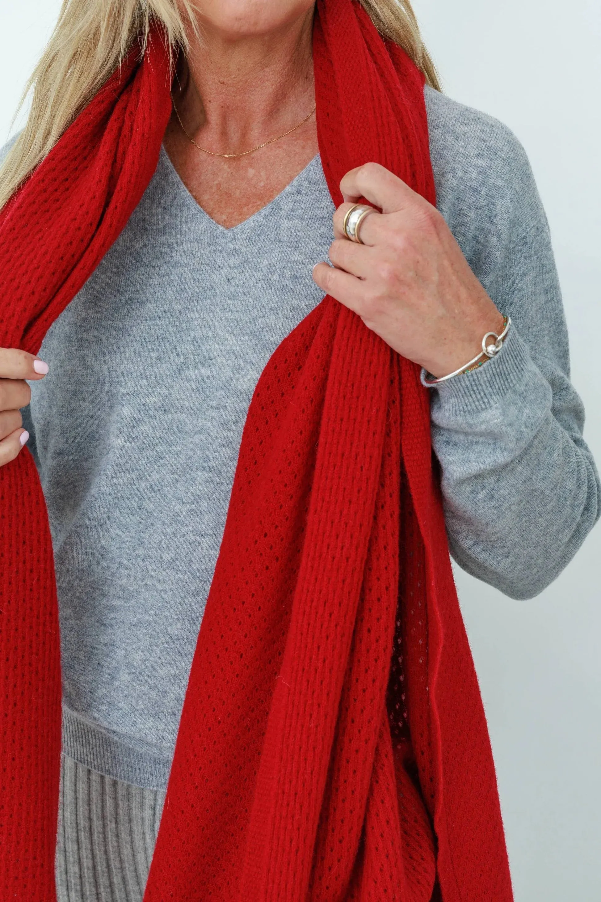 MerinoSnug - Mansfield Wool Knitted Wrap - Australian Made