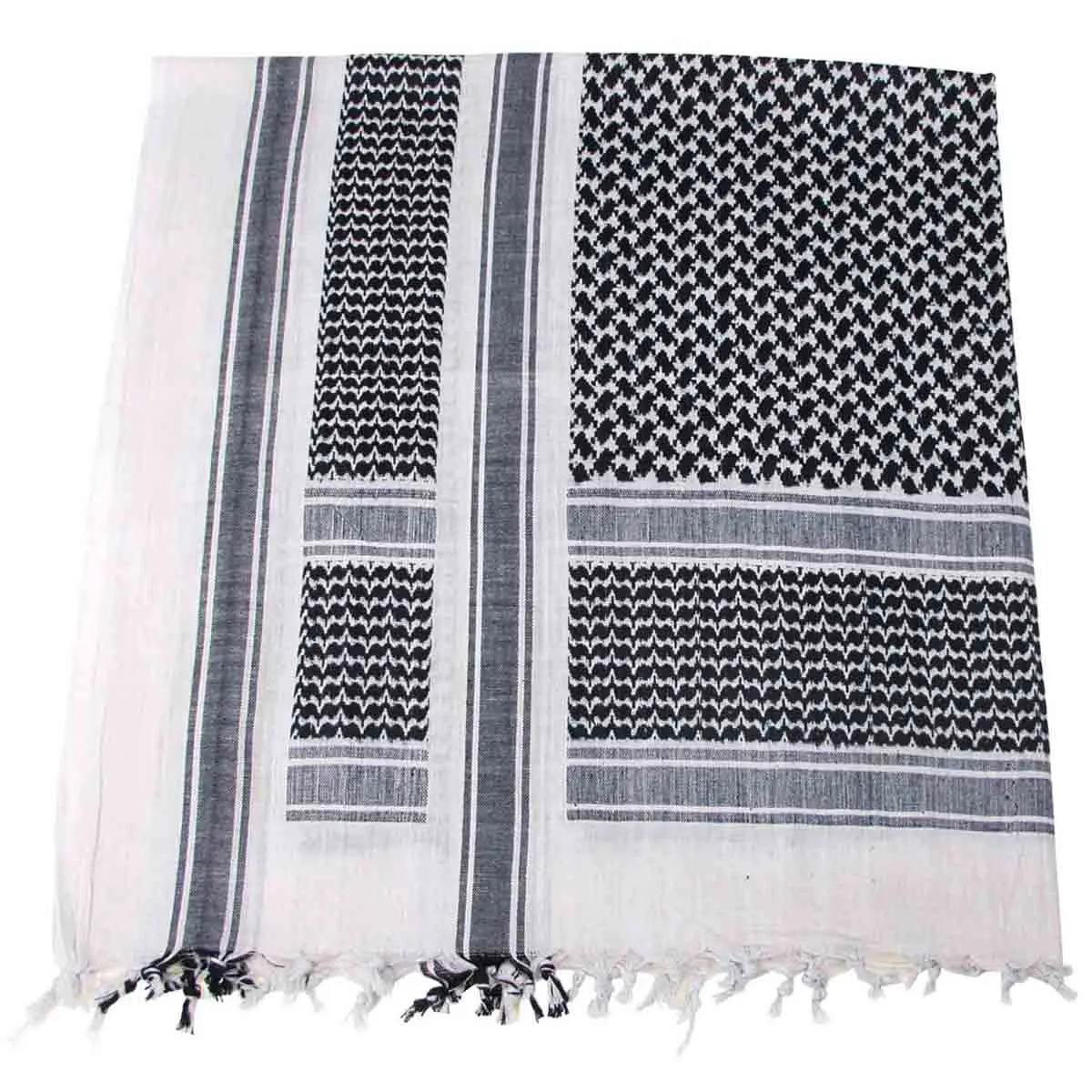 MFH Shemagh Head Scarf Black / White