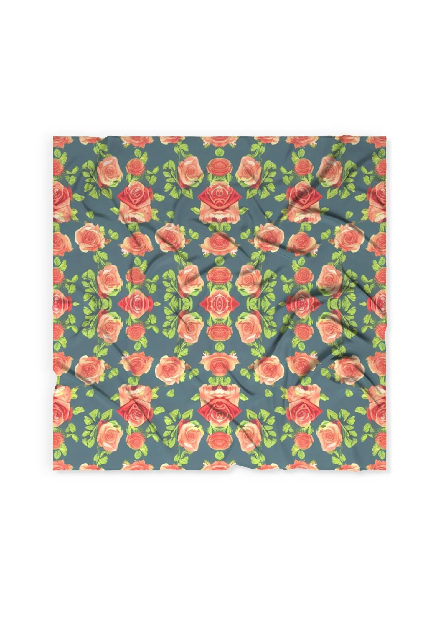 mid century retro floral