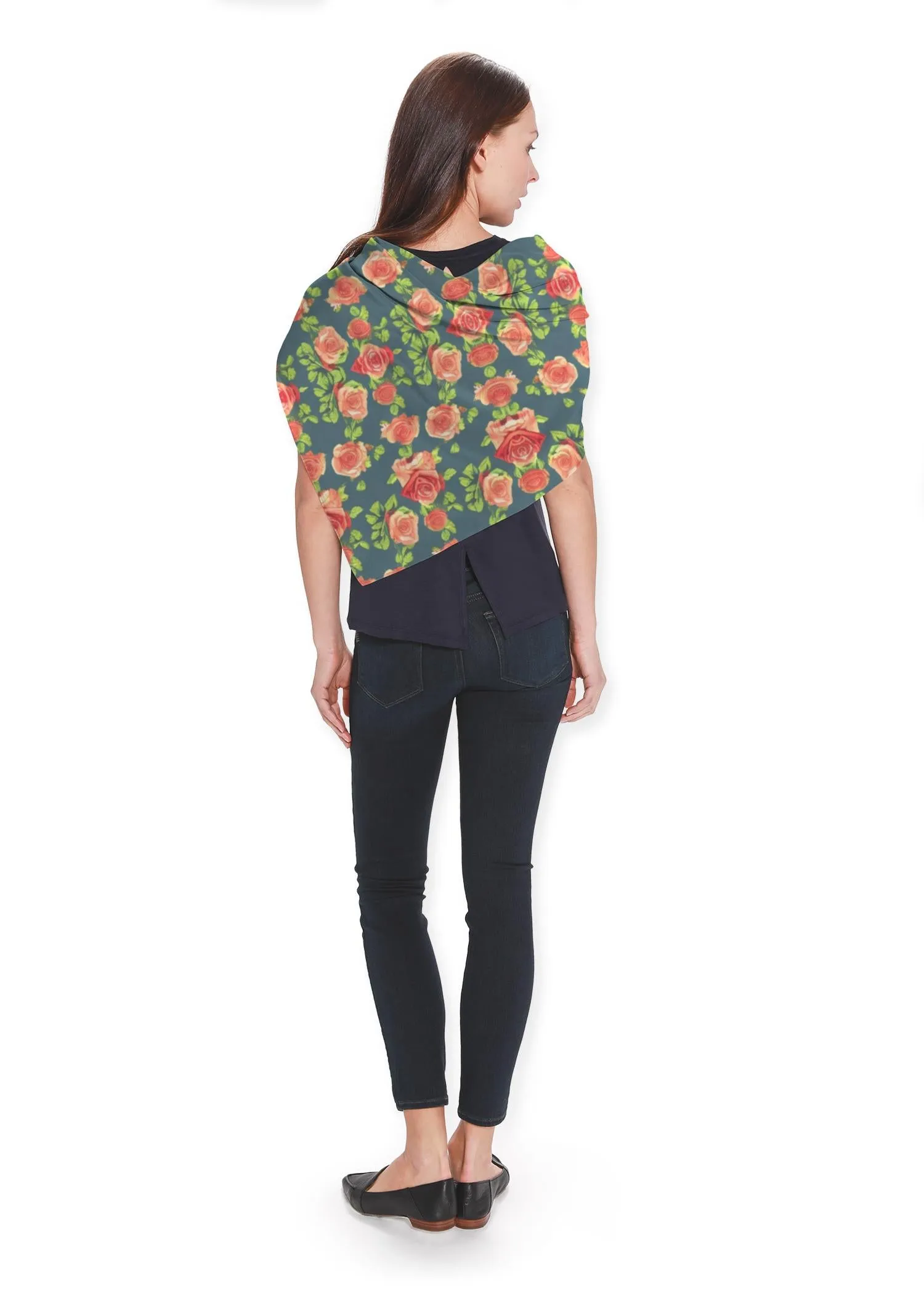 mid century retro floral