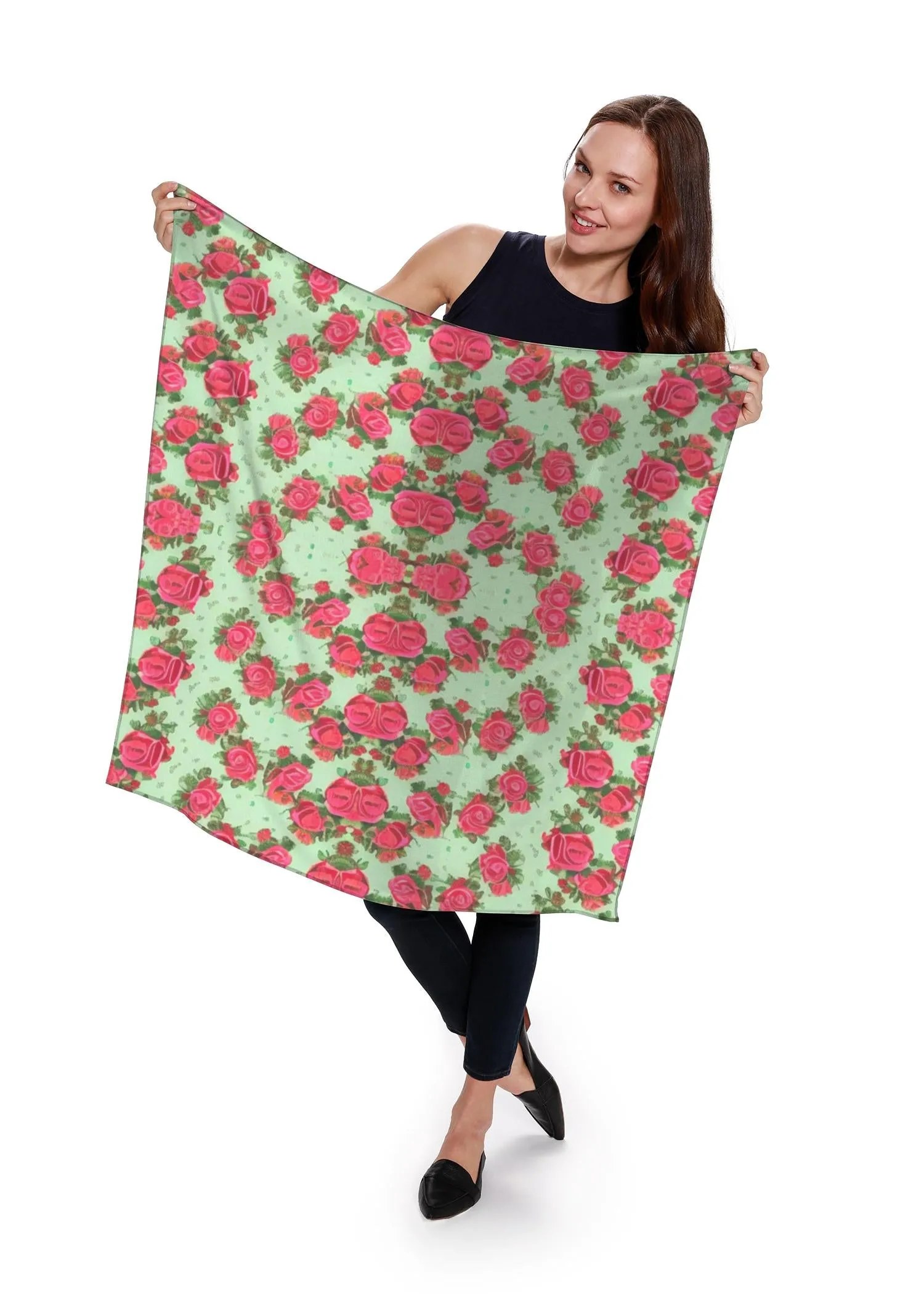 mid century retro floral