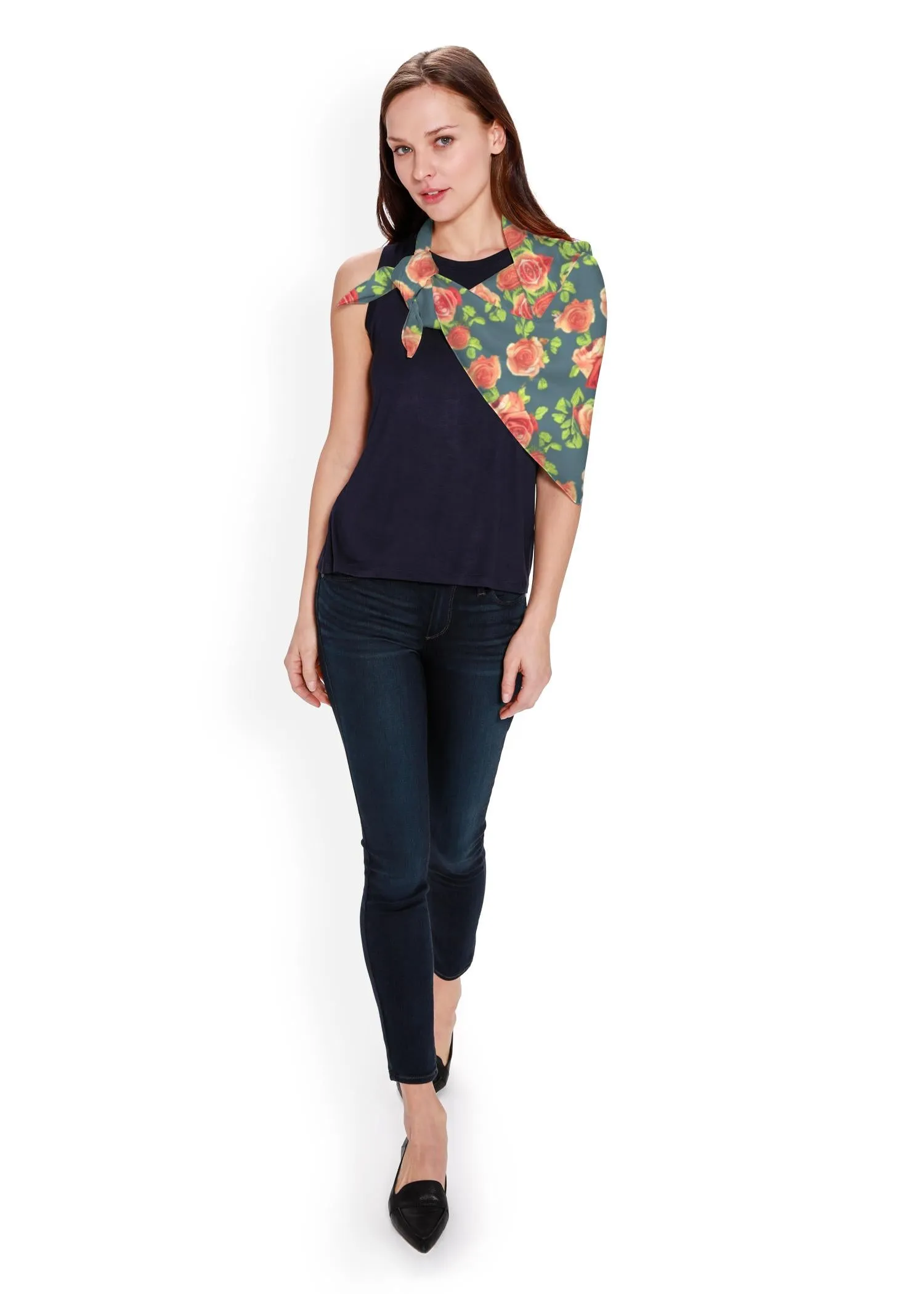 mid century retro floral