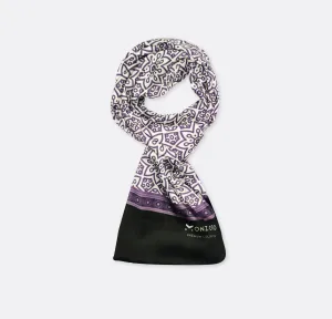 Midnight Magenta Silk Men Scarves