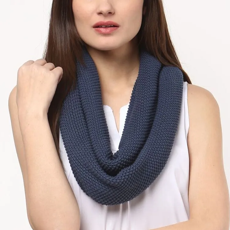 Mini Moss Knitted Scarf