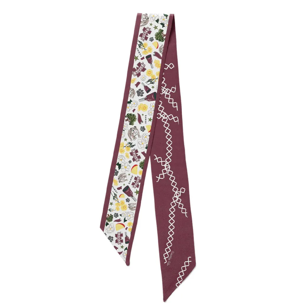 Mississippi State Bulldogs Twilly Scarf