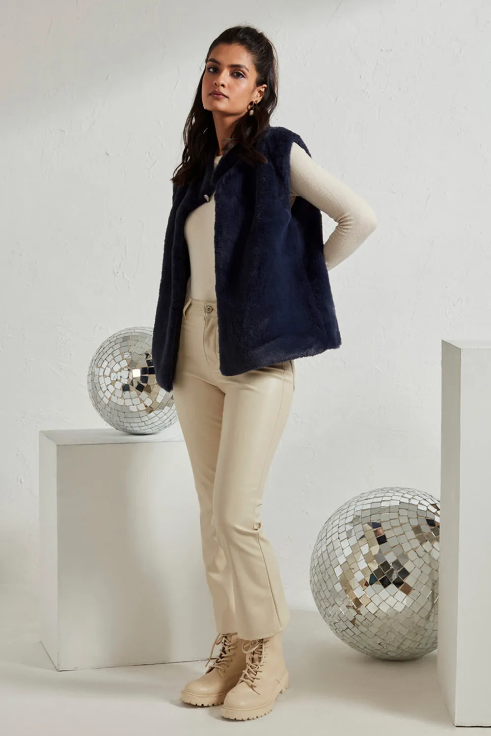Mock Collar Jacket