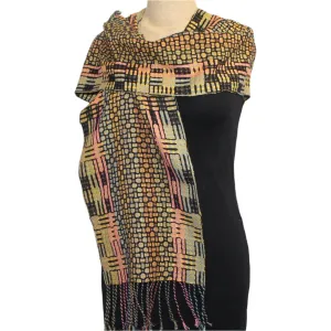 Muffy Young Scarf, Mosaic Plus, Daffodil