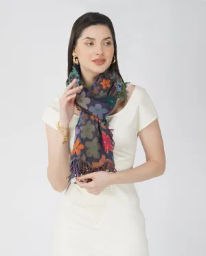 Multi Hues Wool Wrap (Multi Color - Cozy and Elegant)
