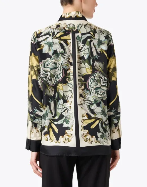 Multi Print Silk Shirt
