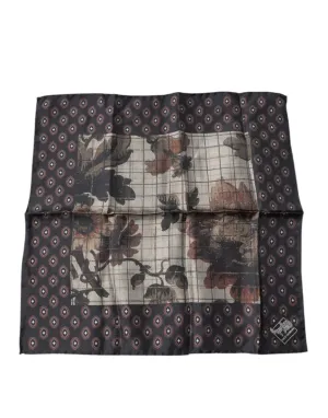 Multicolor Floral Fantasy Handkerchief Scarf