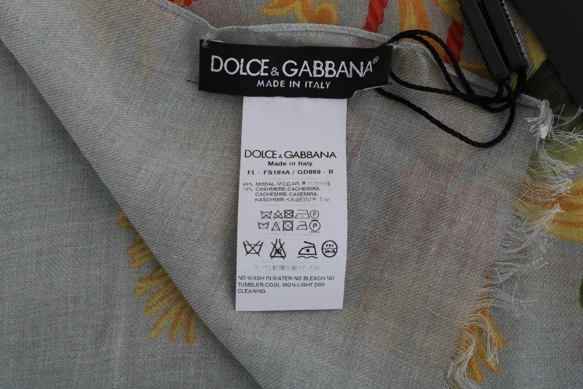 Multicolor Floral Sicily Scarf