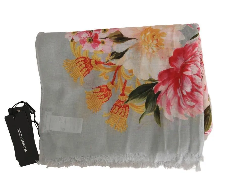 Multicolor Floral Sicily Scarf