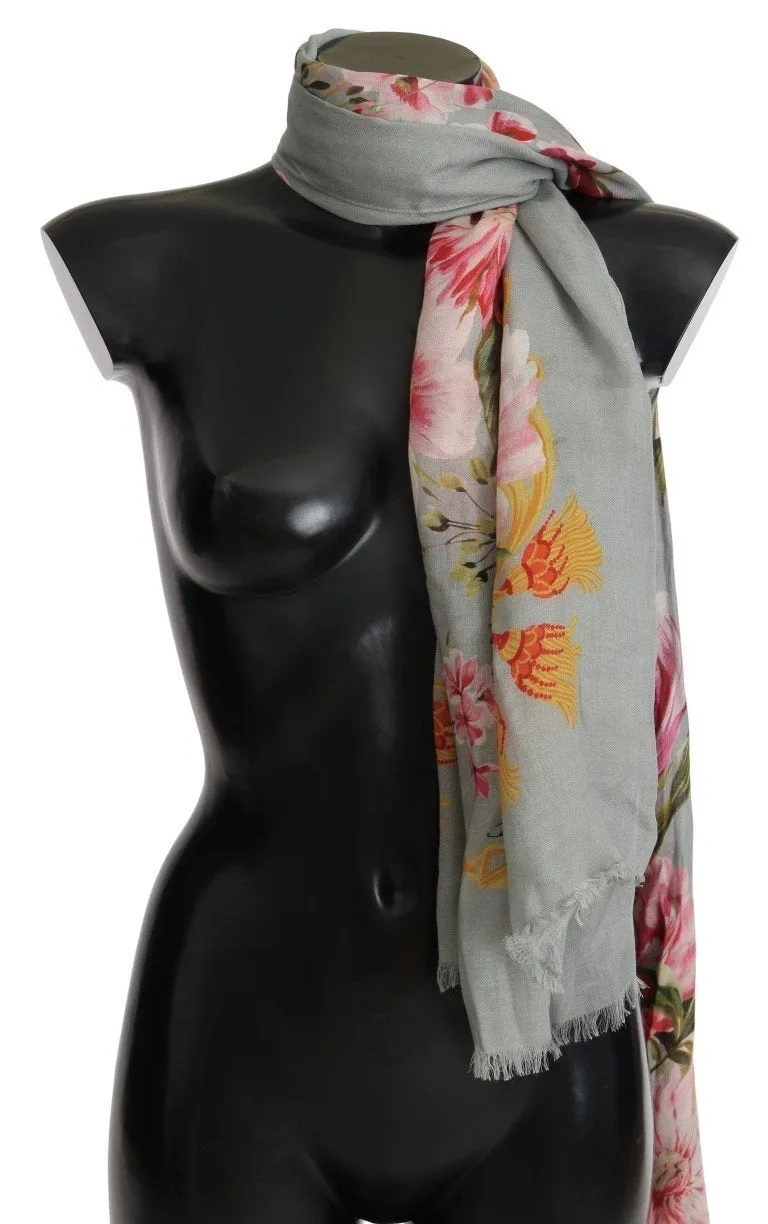 Multicolor Floral Sicily Scarf