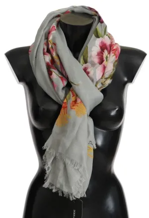Multicolor Floral Sicily Scarf
