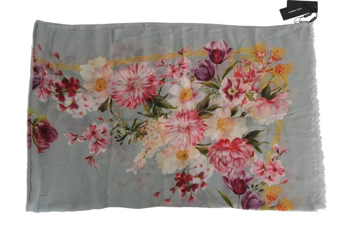 Multicolor Floral Sicily Scarf