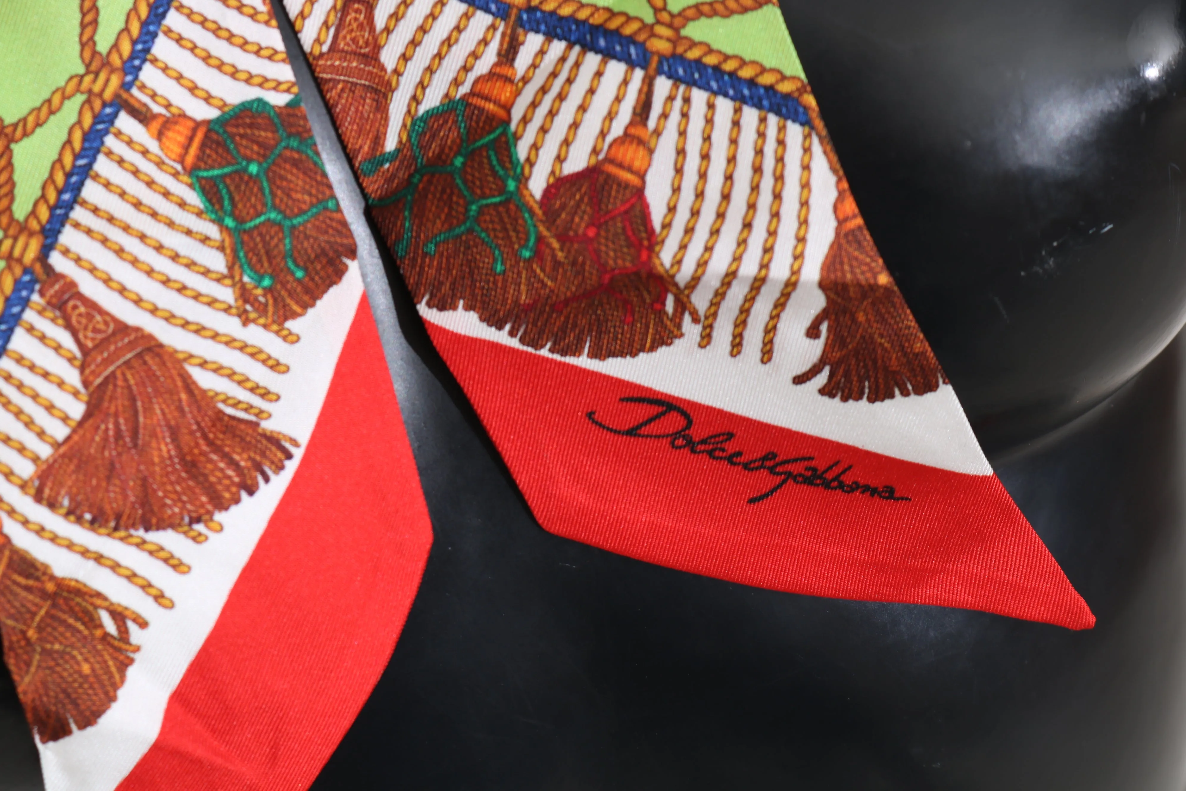 Multicolor Floral Silk Shawl Necktie Scarf