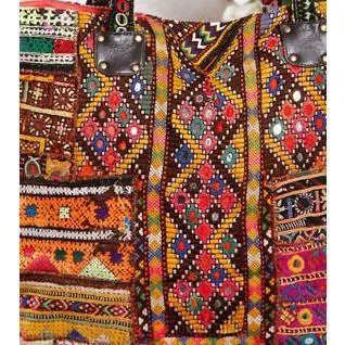Multicoloured Embroidered - Afghani HandBag