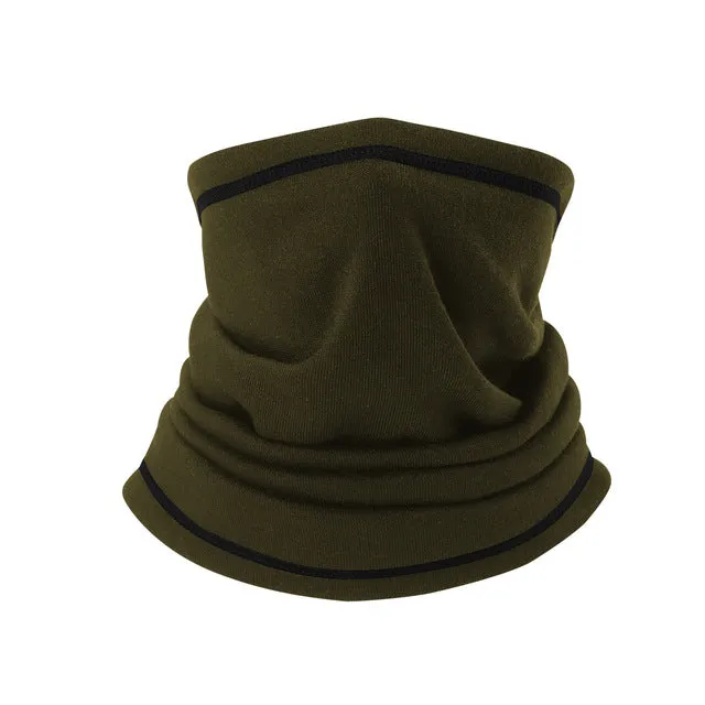 Multifunctional Cold Weather Winter Fleece Knitted Headband Neck Warmer Gaiter Face Mask Head Scarf Snowboard Bandana Headwear